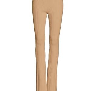 Herve Leger Tan Flare Pants